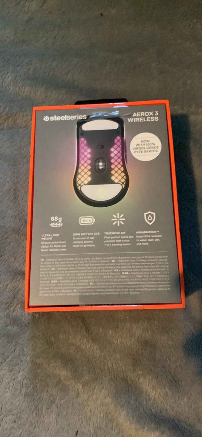 SteelSeries Aerox 3 Wireless Gaming Mouse - photo 2