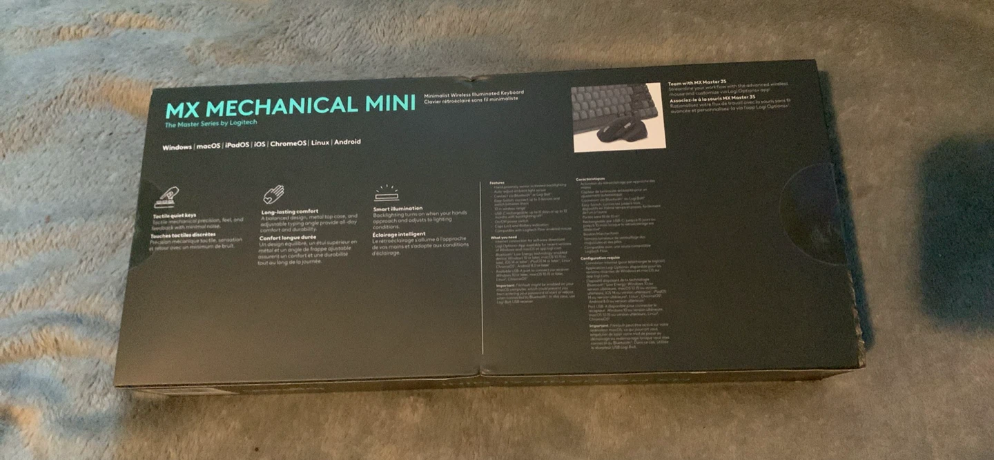 Logitech MX Mechanical Mini Wireless Keyboard - Graphite - photo 2
