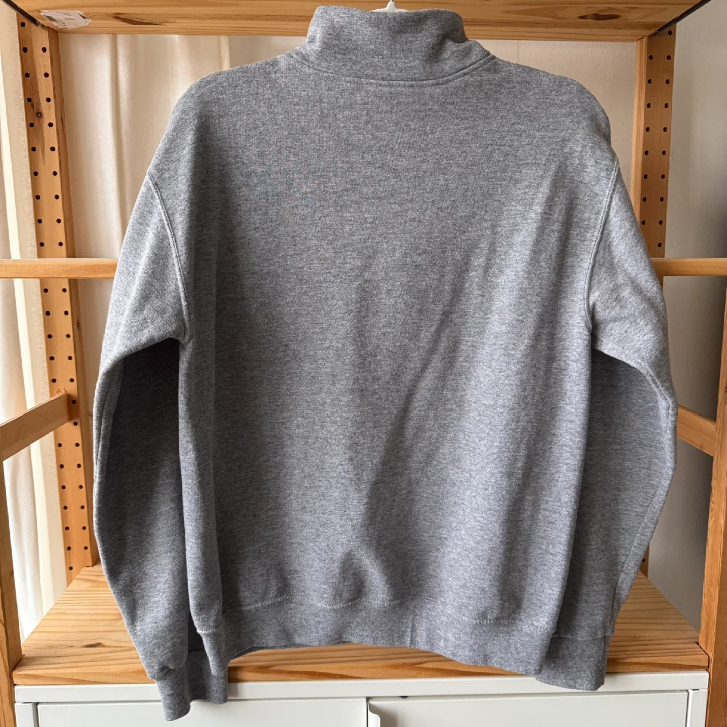 Memorial University Quarter Zip Sweatshirt Grey - photo 2
