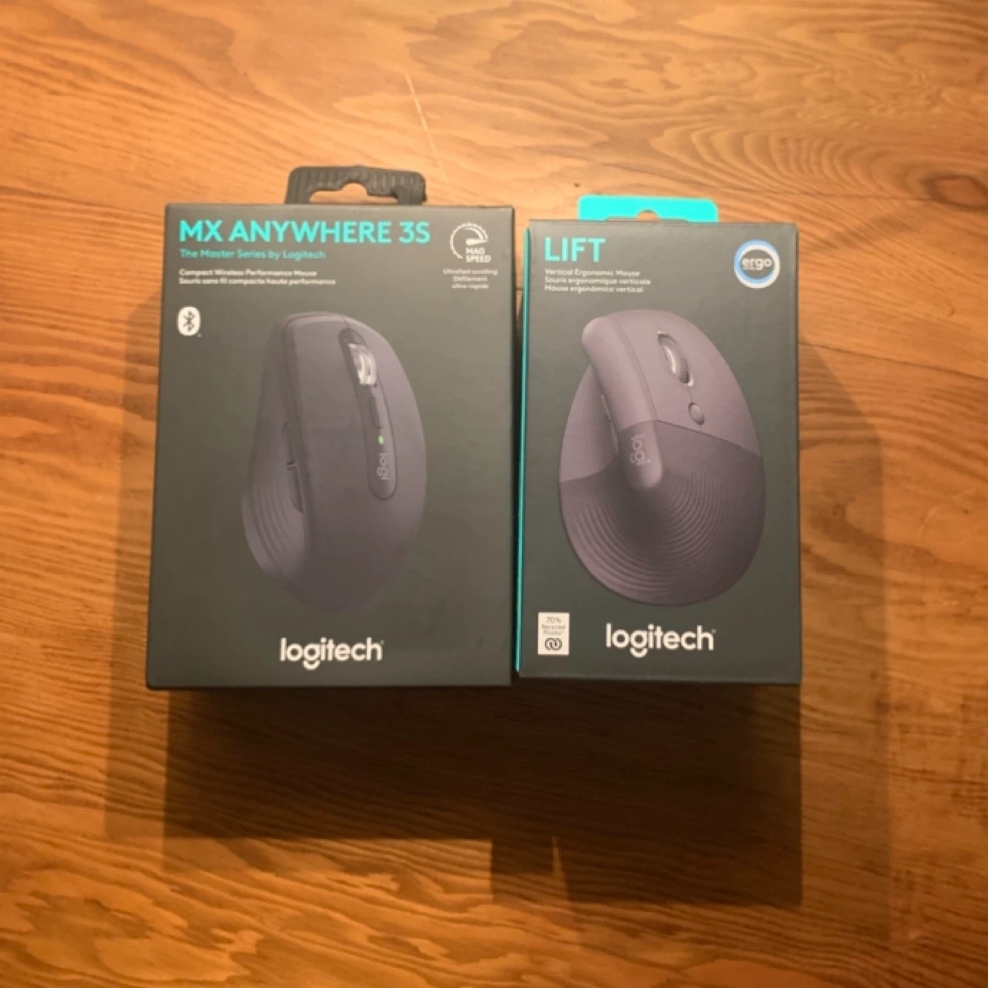 Logitech MX Anywhere 3S & Lift Vertical Ergonomic Mice