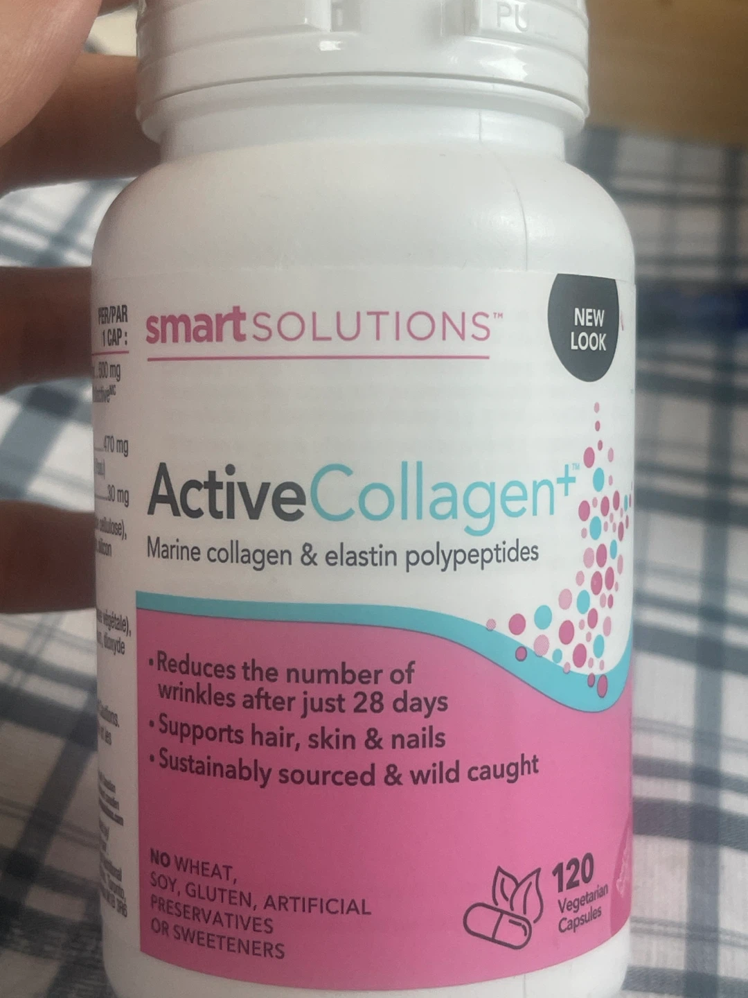 Smart Solutions Active Collagen+ Vegetarian Capsules 120 count