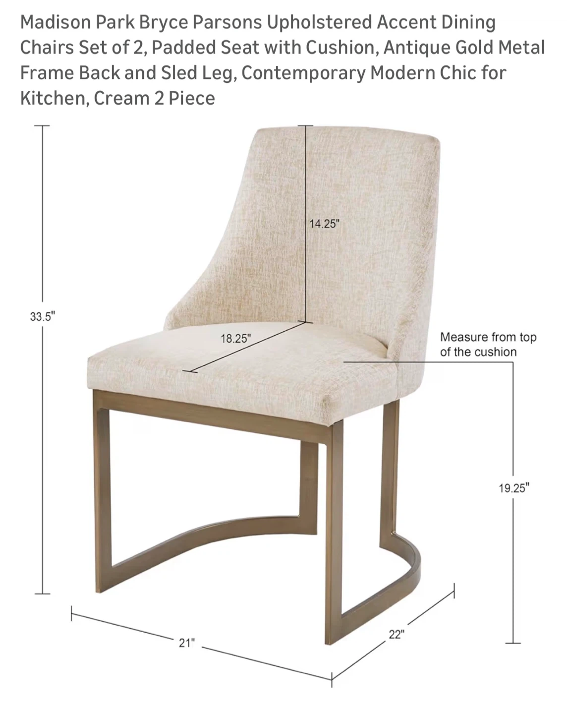 Artesanos Liesl Dining Table, 4 Madison Park Bryce Chairs - photo 5