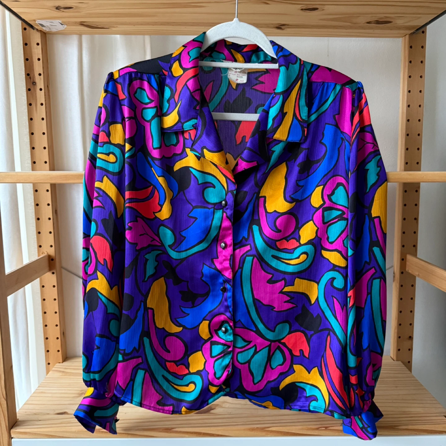 VINTAGE COLOURFUL BLOUSE
