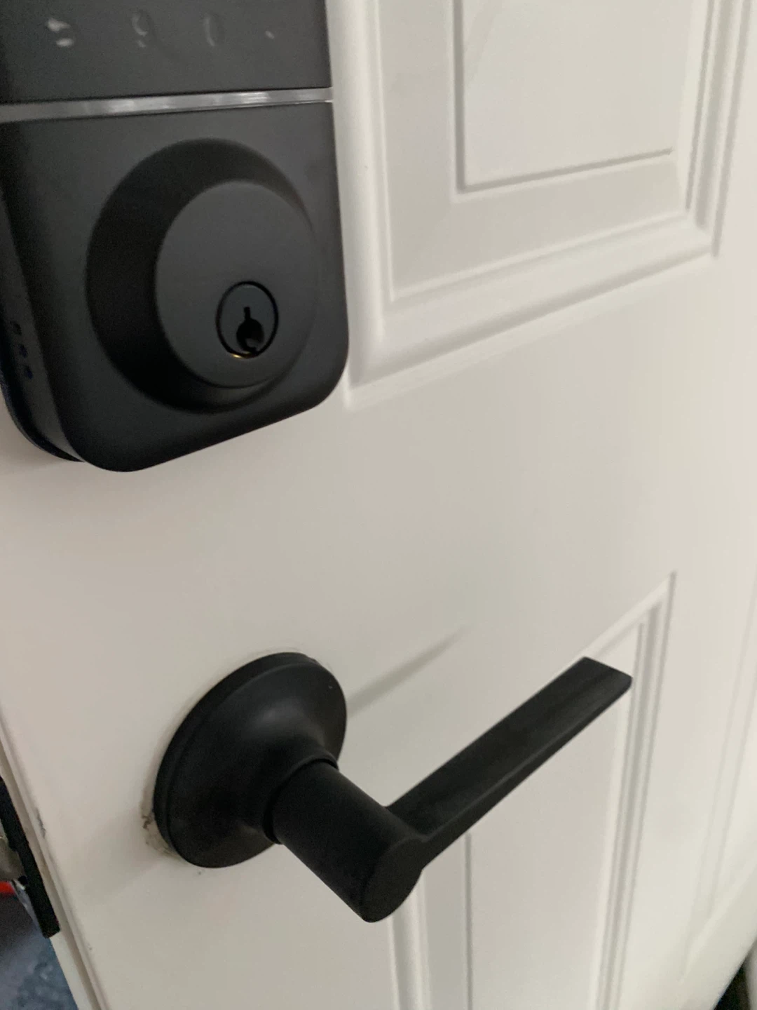 Black Matte Lever Passage Set BNIB Handle