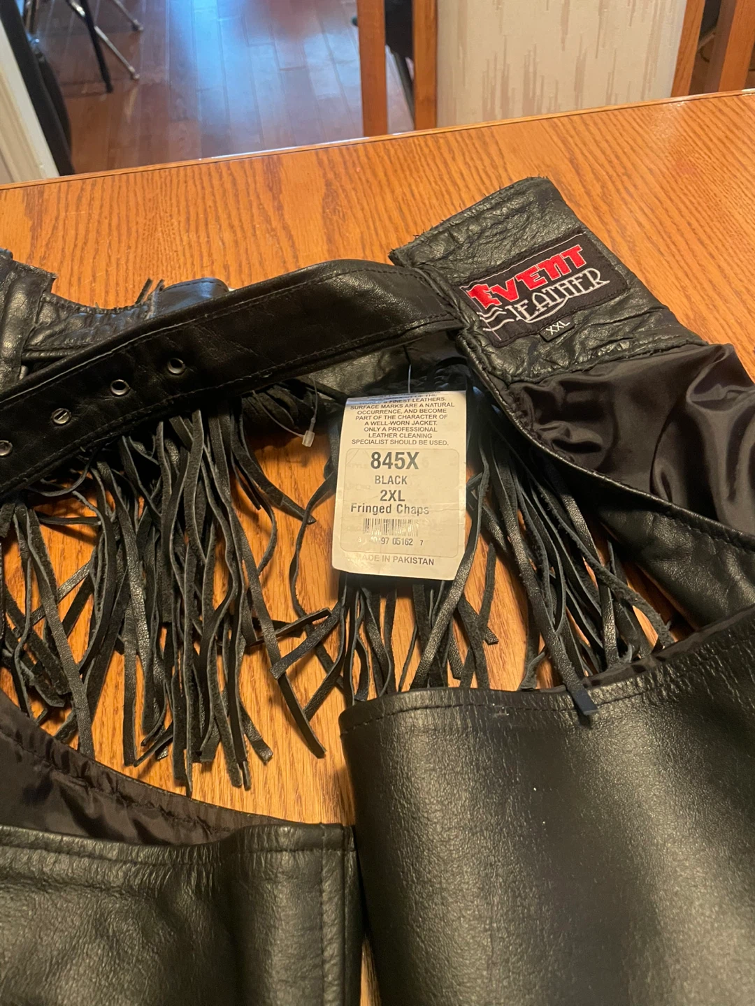UNIK Premium Leather Motorcycle Vest & Chaps Set - photo 5