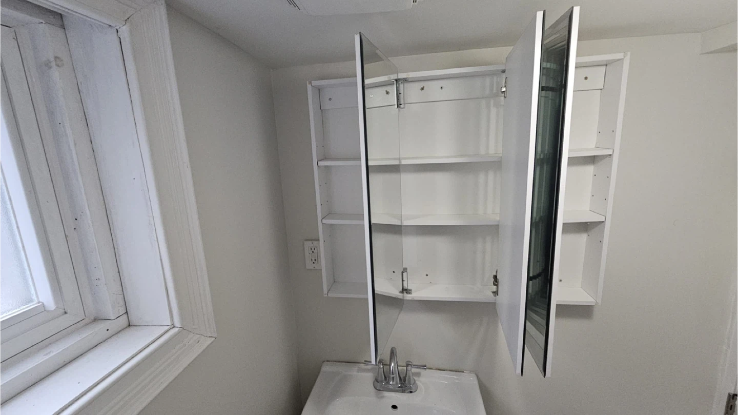 Surface Mount Medicine Cabinet 3 Mirrors - photo 2