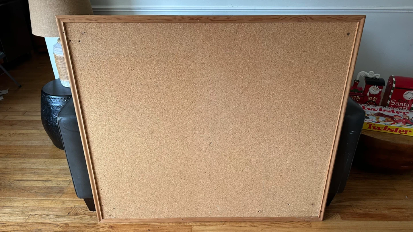 Large Cork Bulletin Board