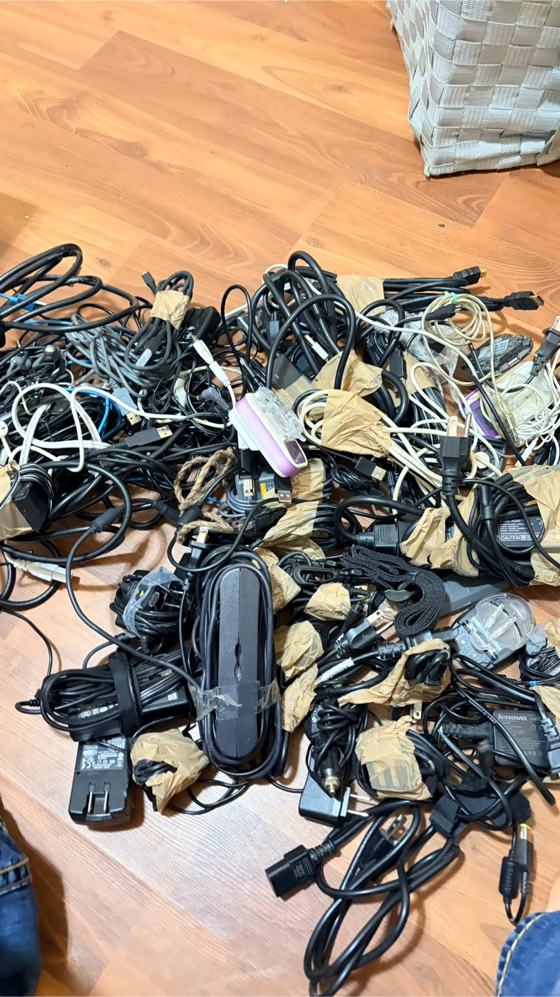 Assorted Electronics Cables and Adapters Bundle - photo 2