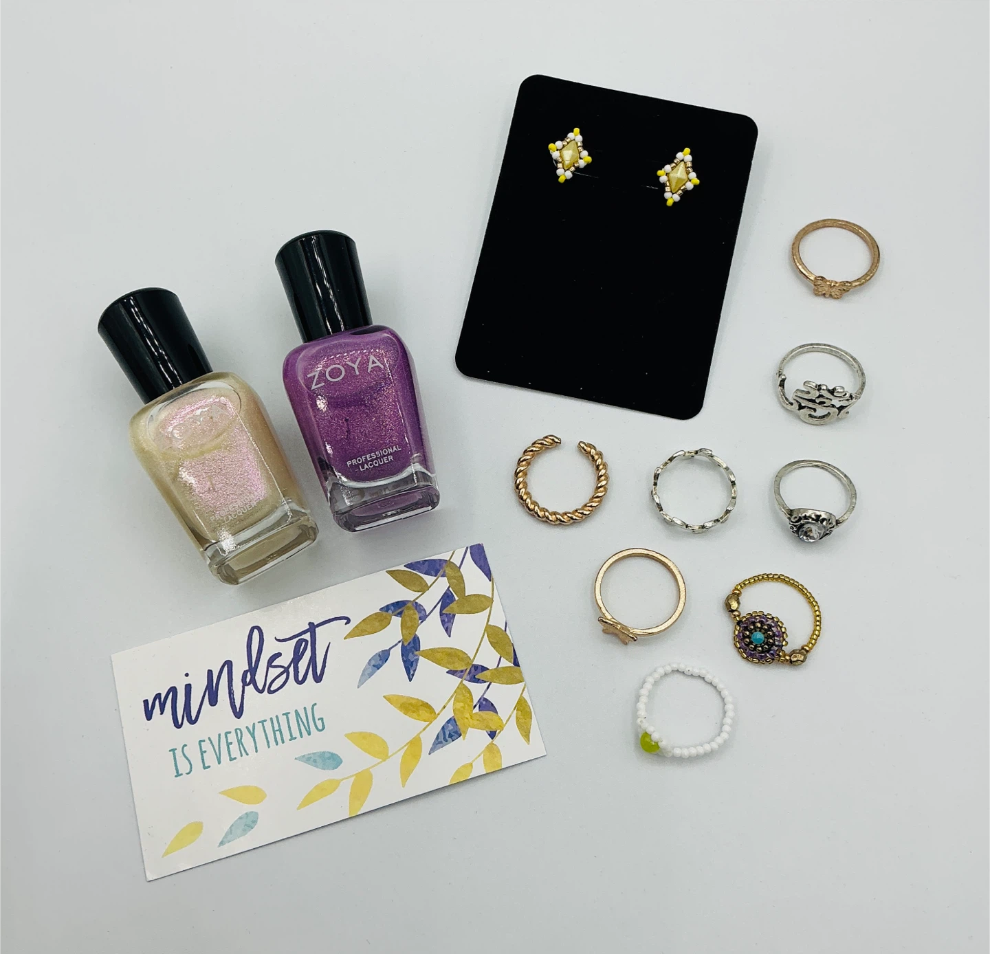 Jewelry + Nail Polish Gift Bundle 💅✨