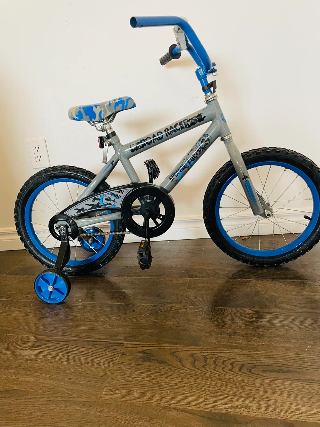 Kids' Road Racer Bike with Training Wheels