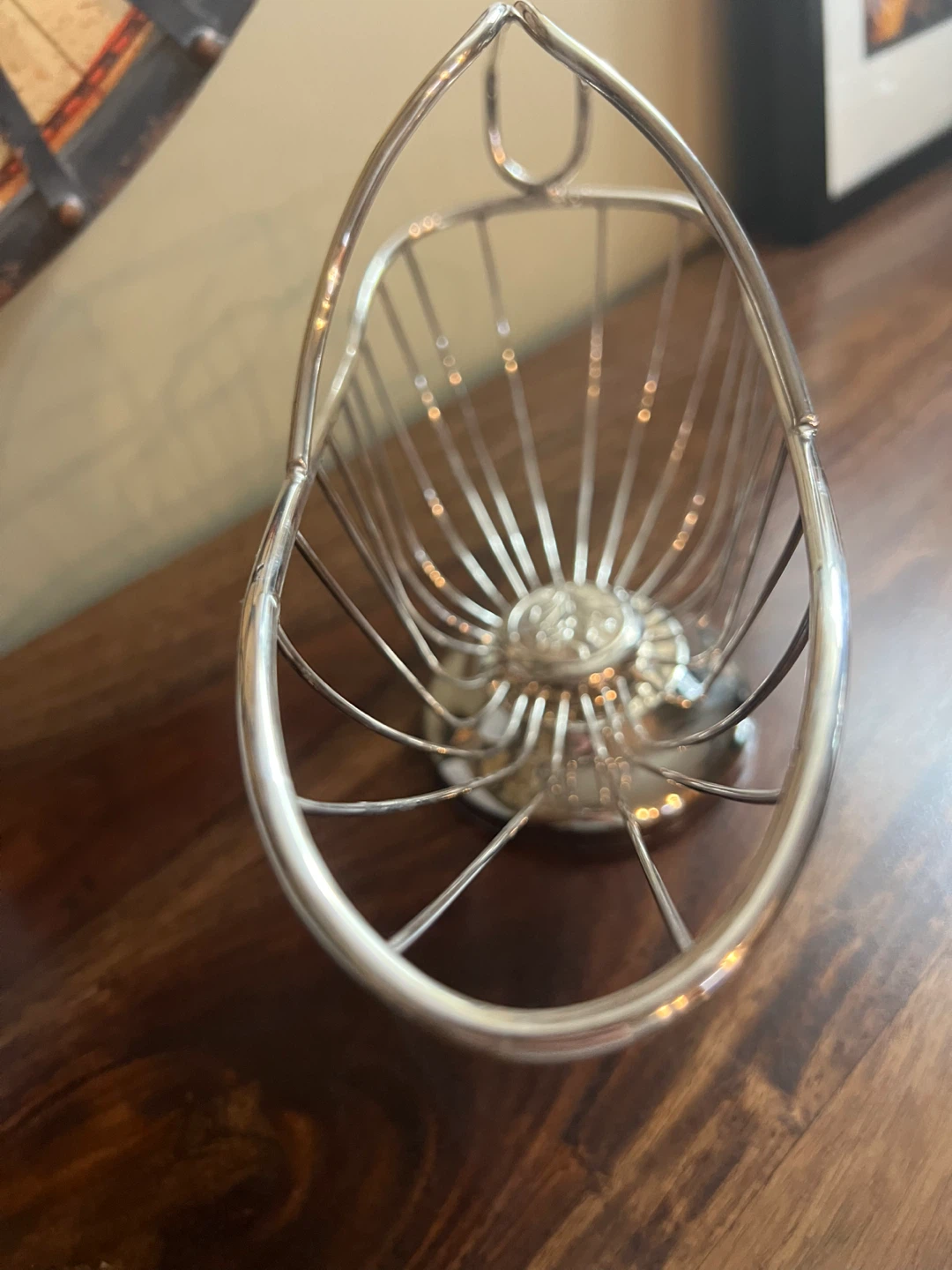 Vintage Silverplated Bottle Basket - photo 3