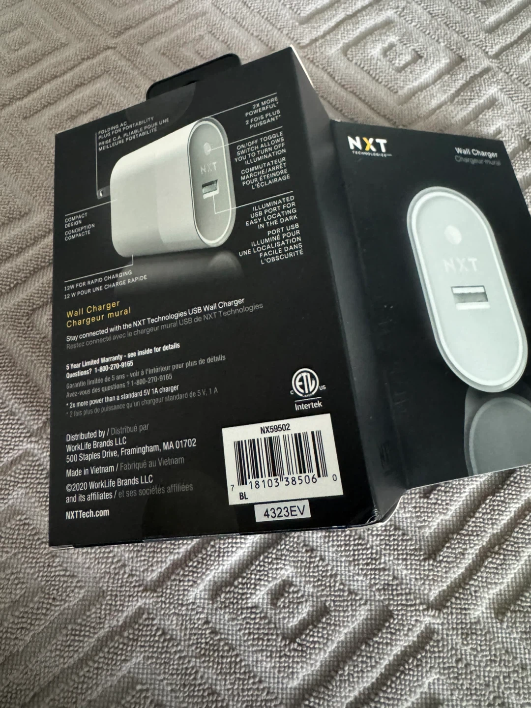 NXT Technologies USB Wall Charger - White - photo 3