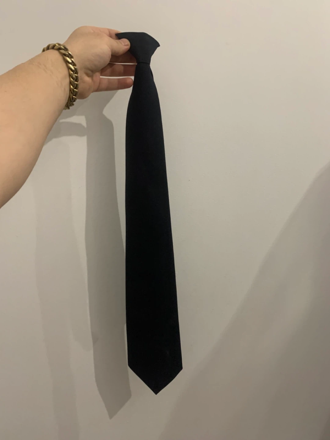 Black Clip-On Tie