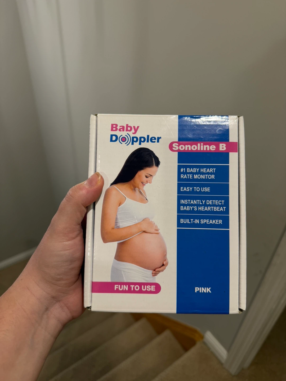 Baby Doppler Sonoline B Fetal Heart Rate Monitor - Pink