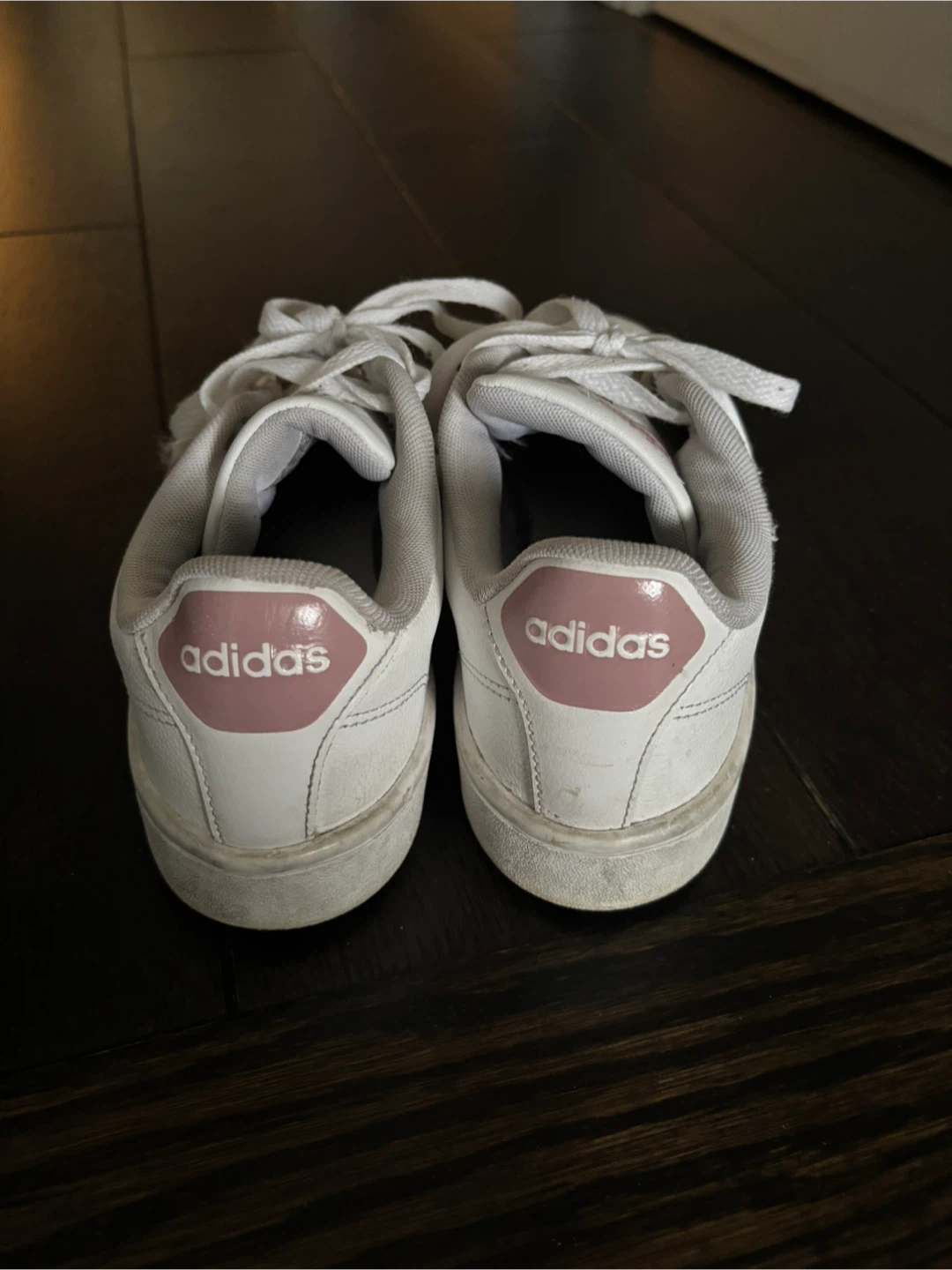 Adidas Women's White & Pink Sneakers Size US 7 - photo 3
