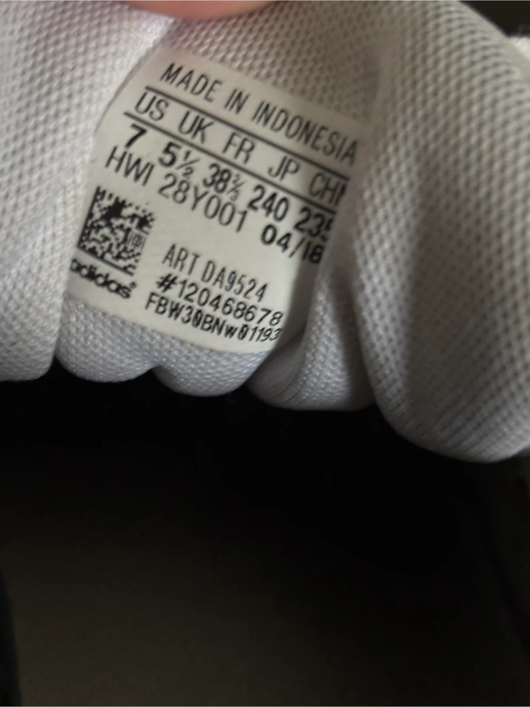 Adidas Women's White & Pink Sneakers Size US 7 - photo 2