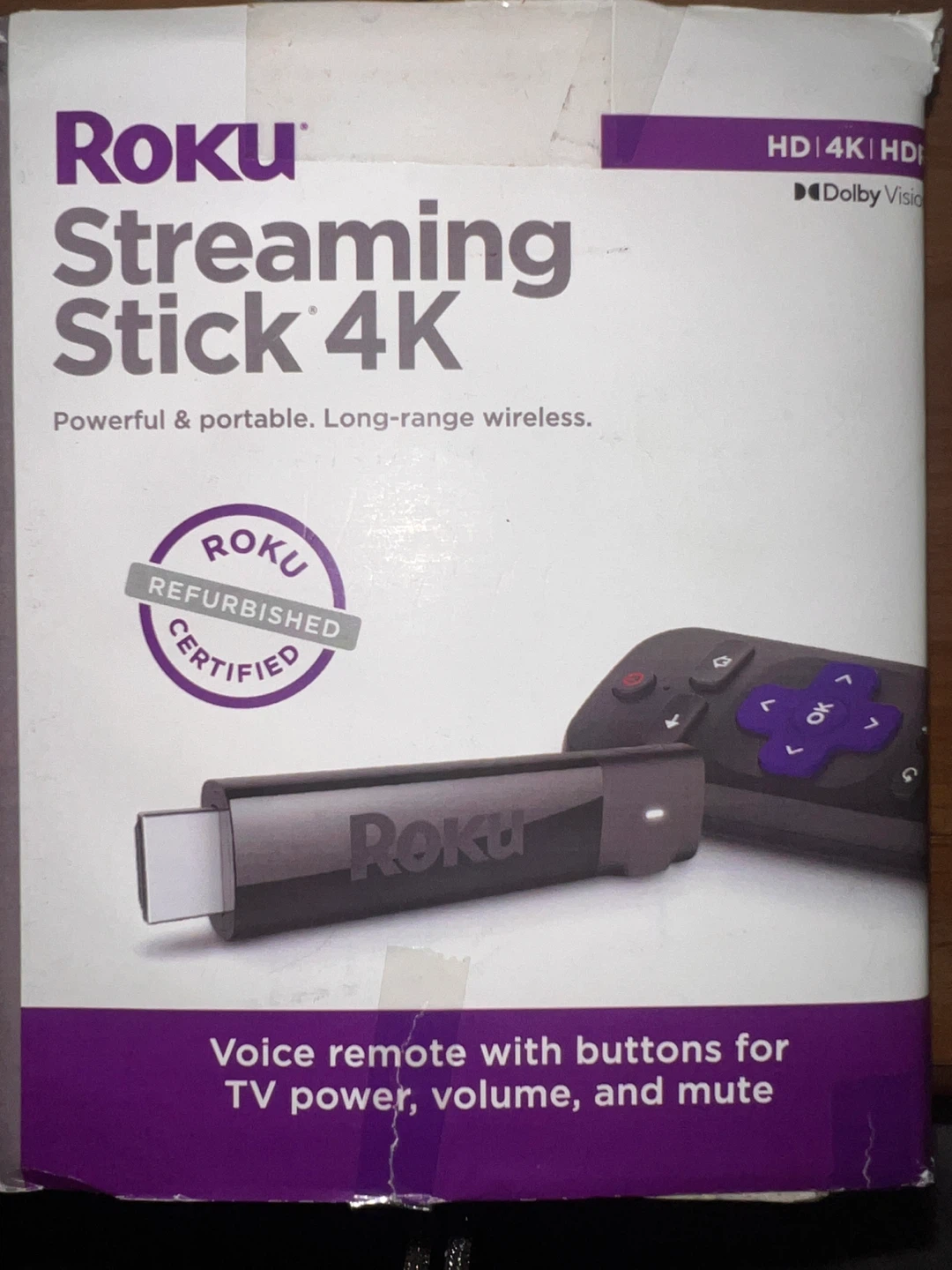 Roku Streaming Stick 4K Refurbished