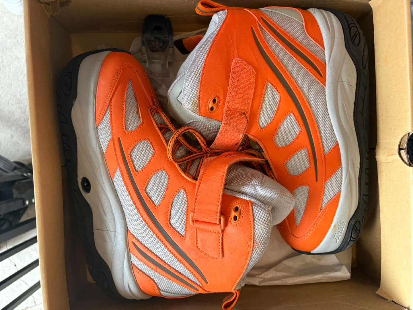 Kisst Roller Skates - Gray-Orange, Size 270mm - photo 3