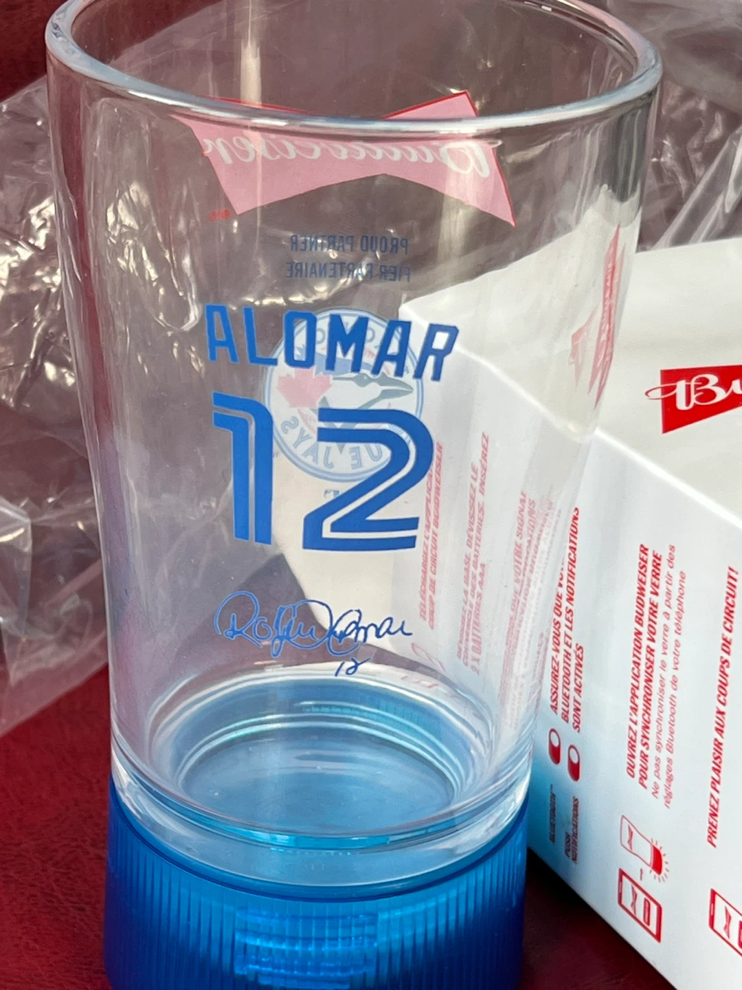 Budweiser Home Run Glass Alomar 12 - photo 3