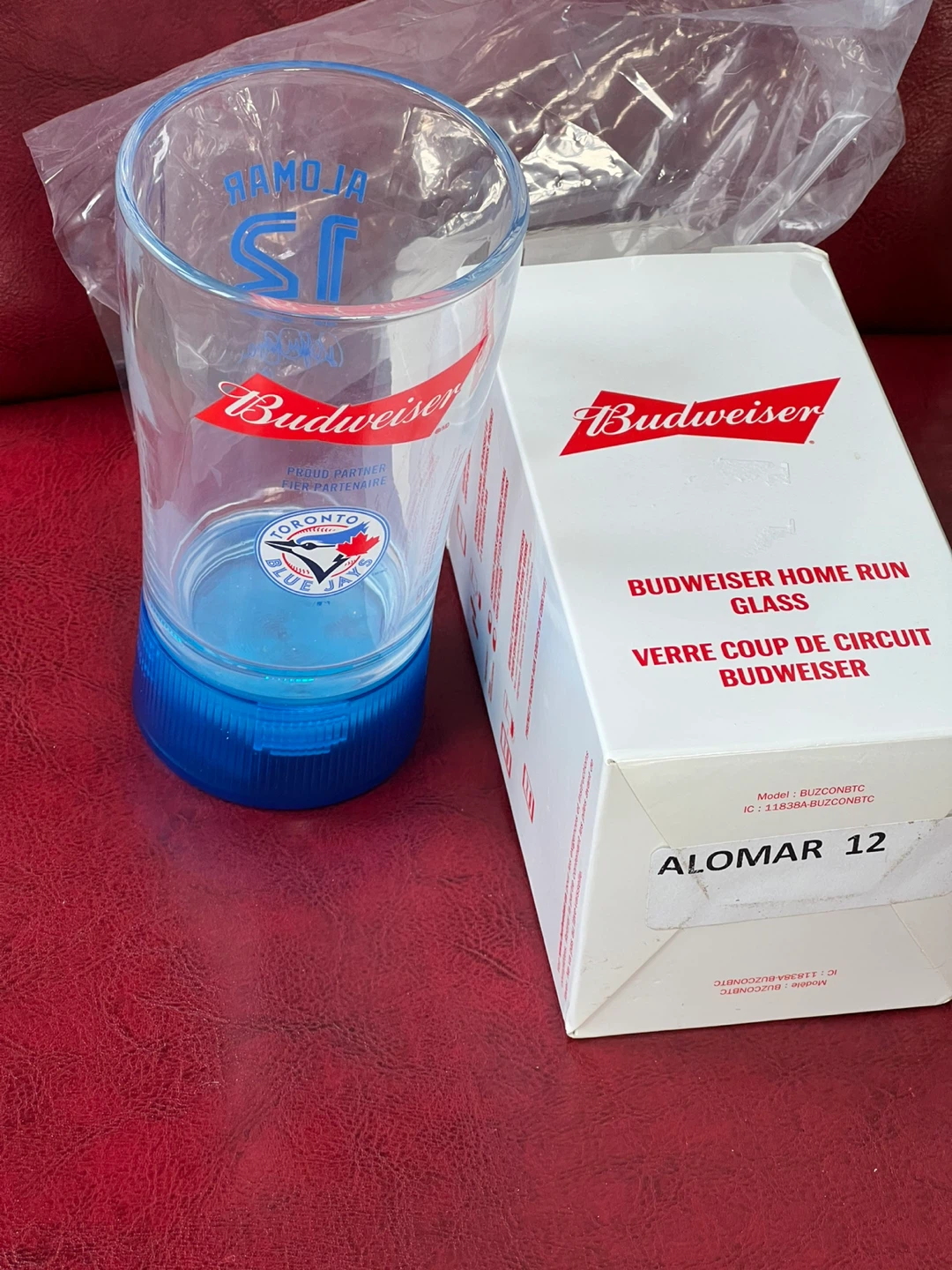 Budweiser Home Run Glass Alomar 12 - photo 2