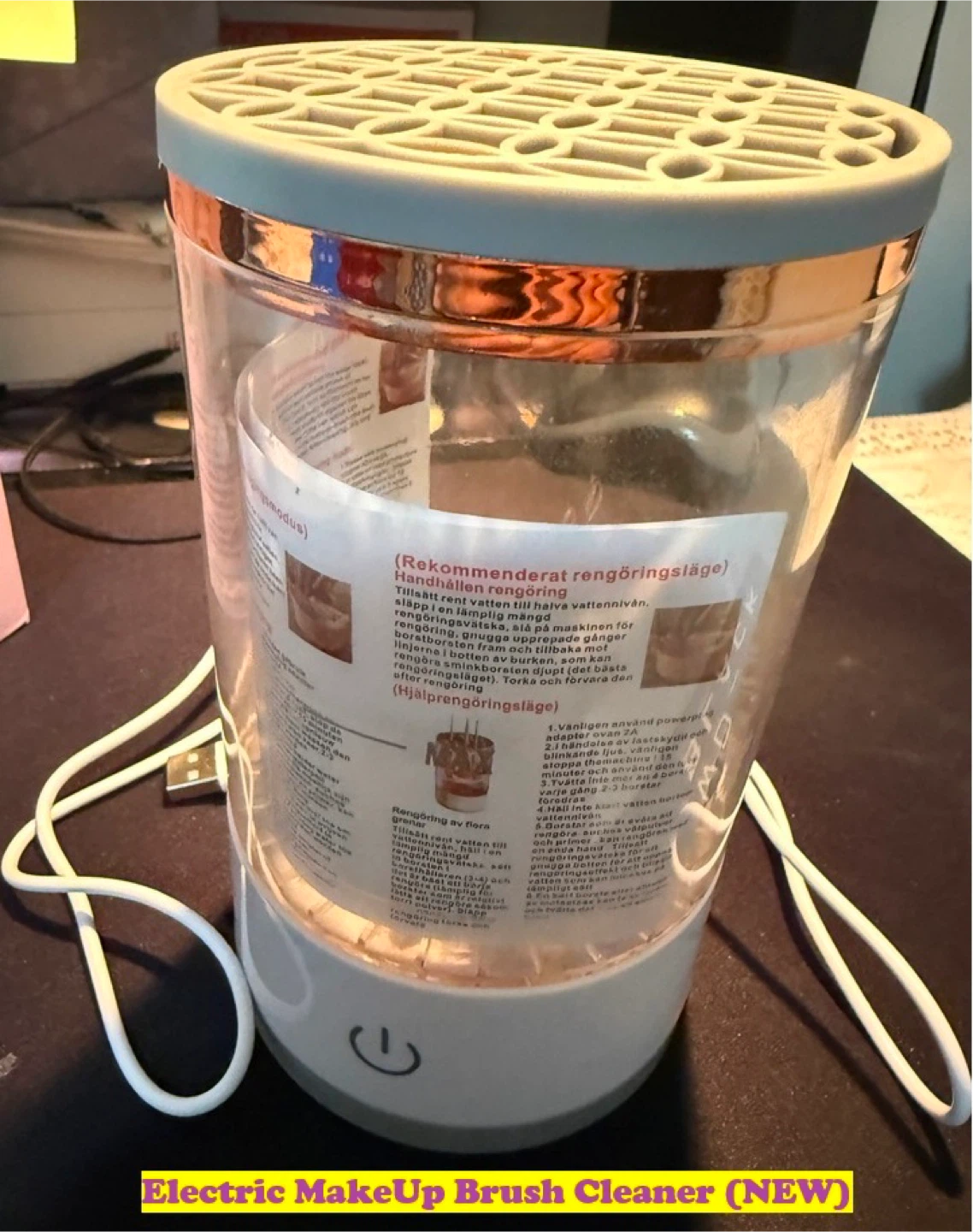 Electric MakeUp Brush Cleaner (LNIB)