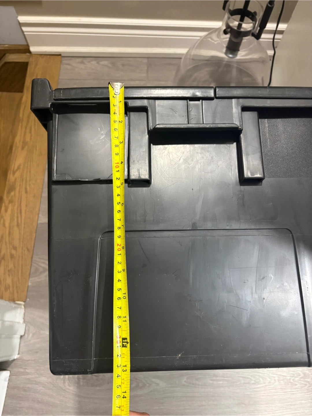 4 Heavy Duty Stackable Large Black Collapsible Storage Bin - photo 3