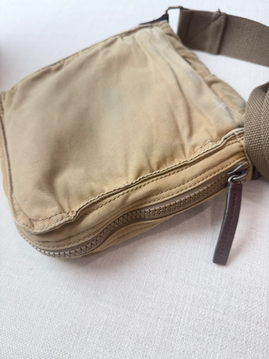 BOSS Hugo Boss Messenger Bag - Tan Canvas - photo 3