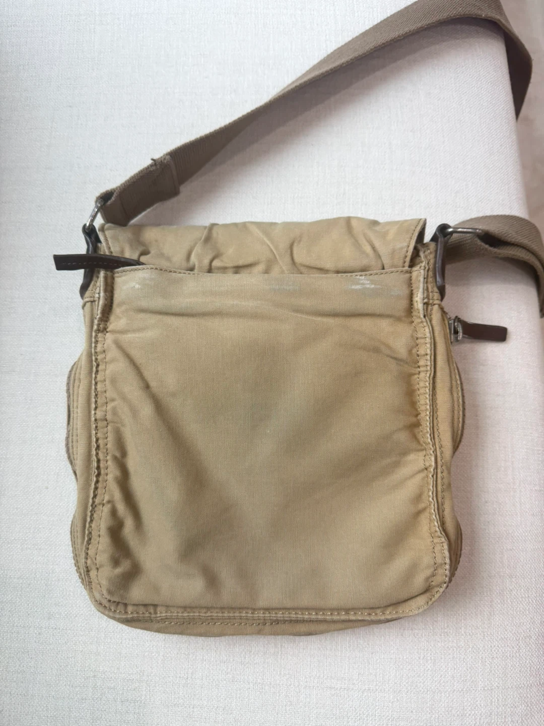 BOSS Hugo Boss Messenger Bag - Tan Canvas - photo 4