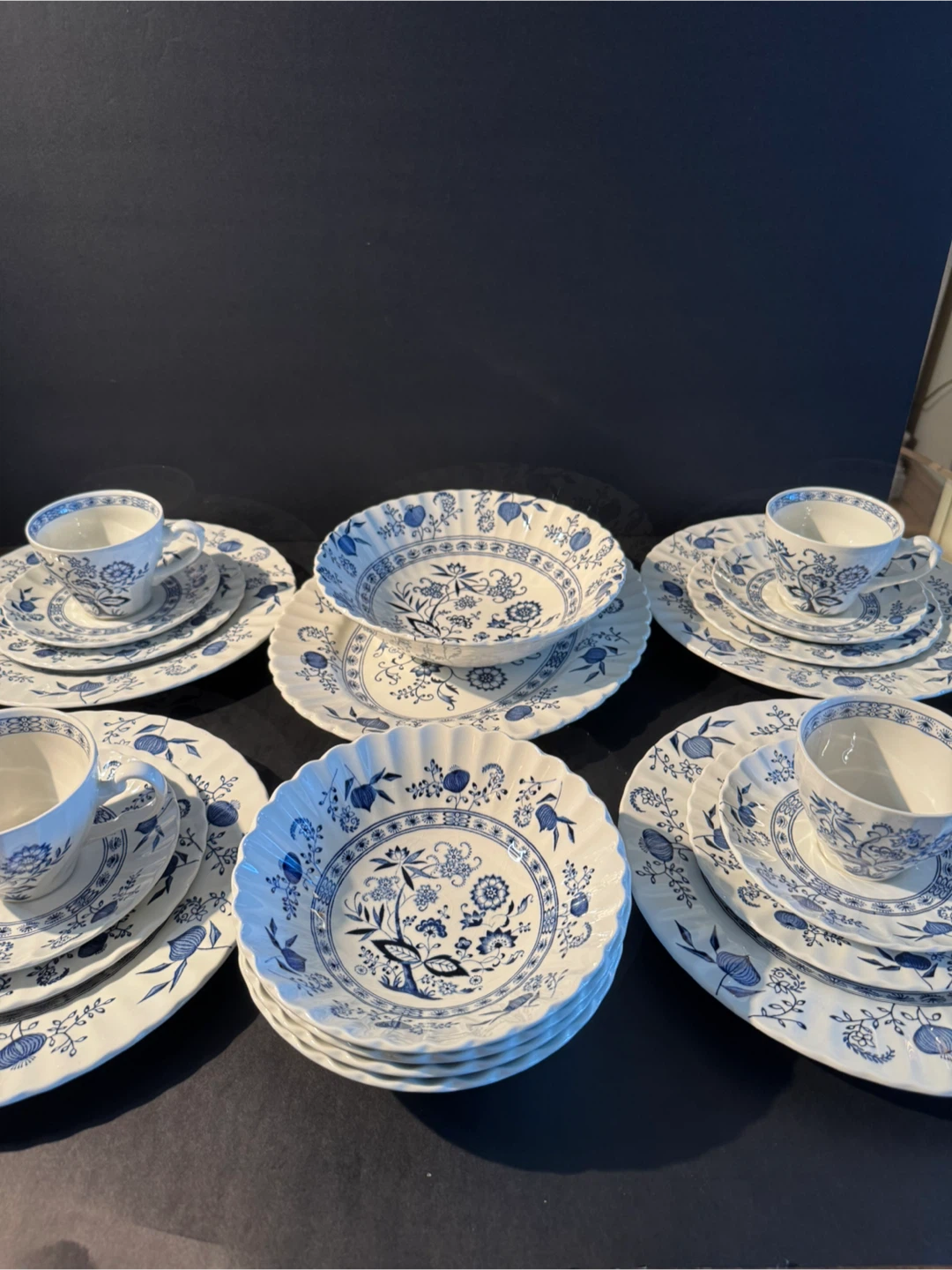 J&G Meakin Blue Nordic Vintage Dish Set