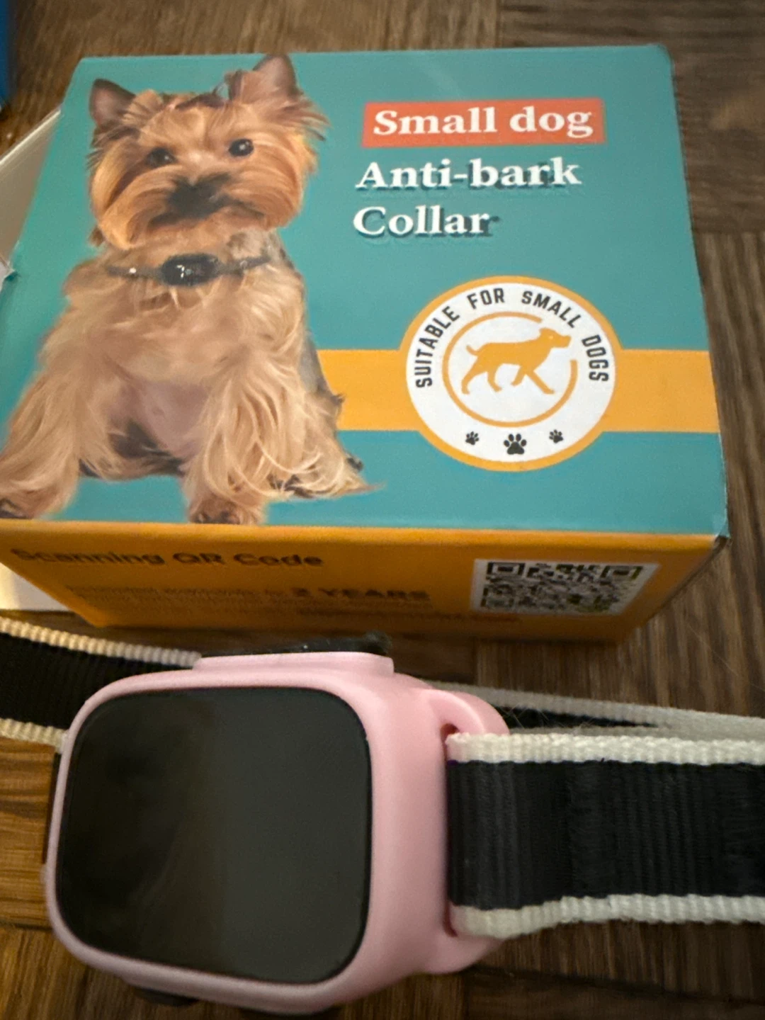 Small Dog Anti-Bark Collar - Pink