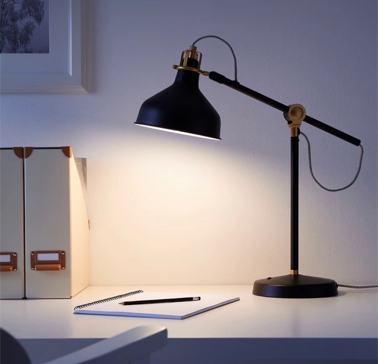 IKEA RANARP Black Desk Lamp - photo 4