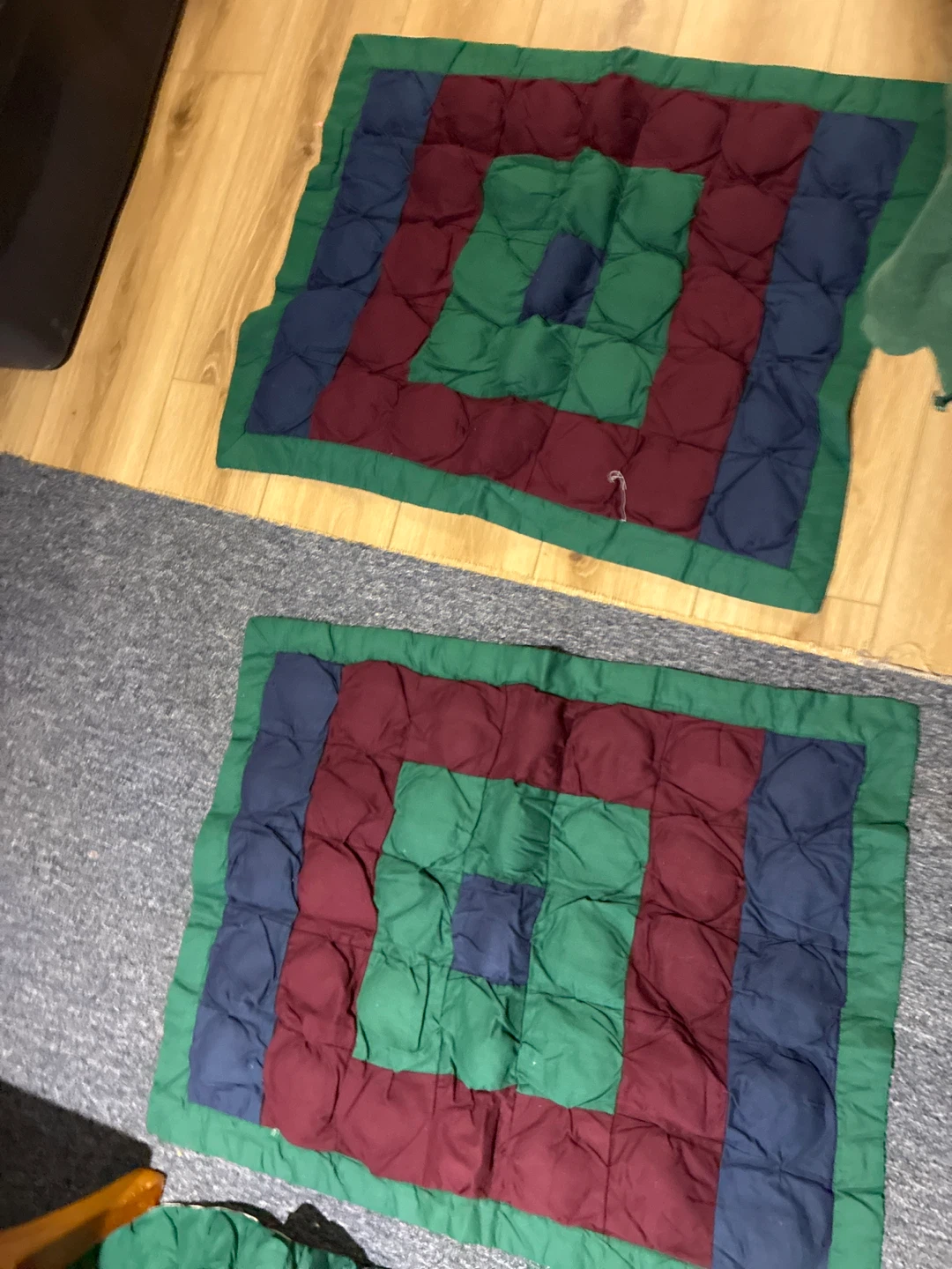 Quilted Throw Blanket and Pillow Covers Set - photo 2