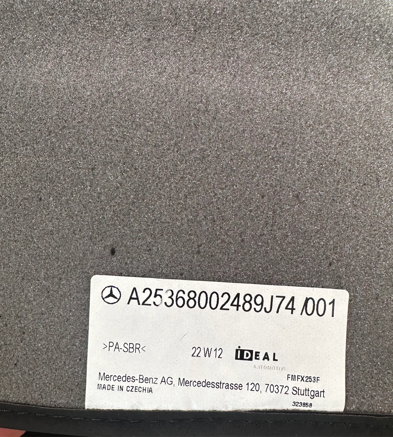 Mercedes-Benz All Weather Floor Mats Set A2536800489J74 - photo 3
