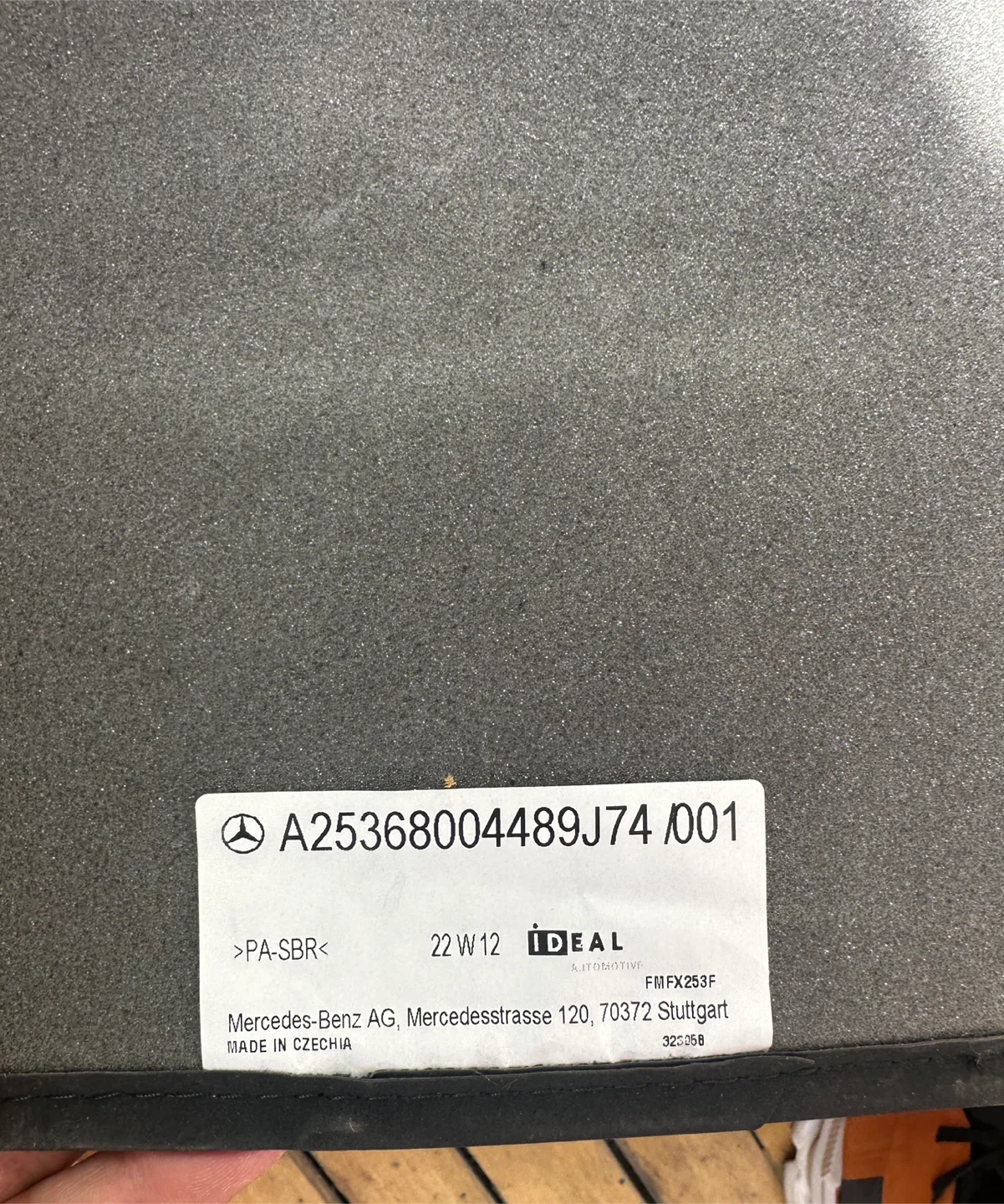 Mercedes-Benz All Weather Floor Mats Set A2536800489J74 - photo 2
