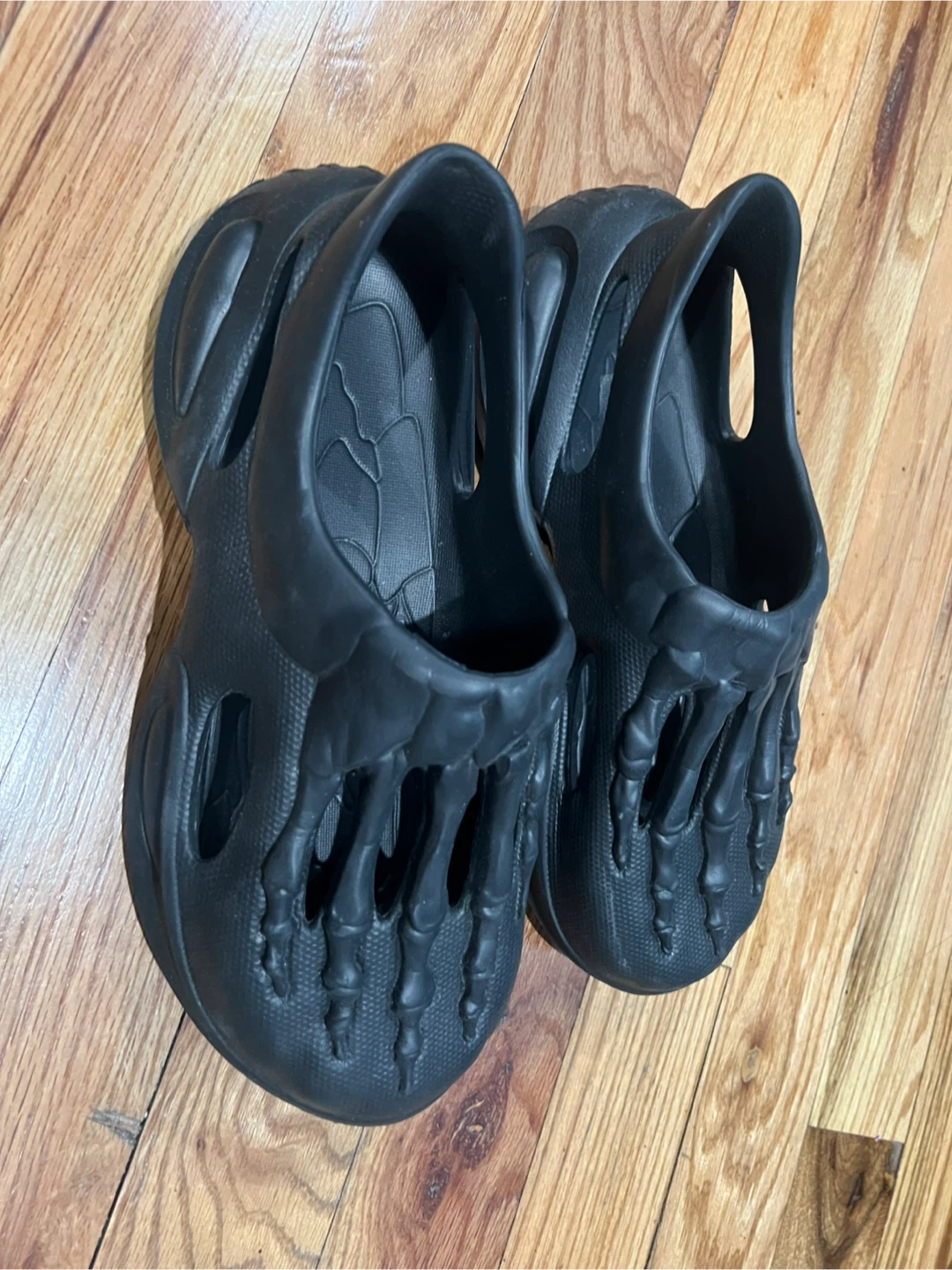 Black Skeleton Clogs Size 44 - photo 3