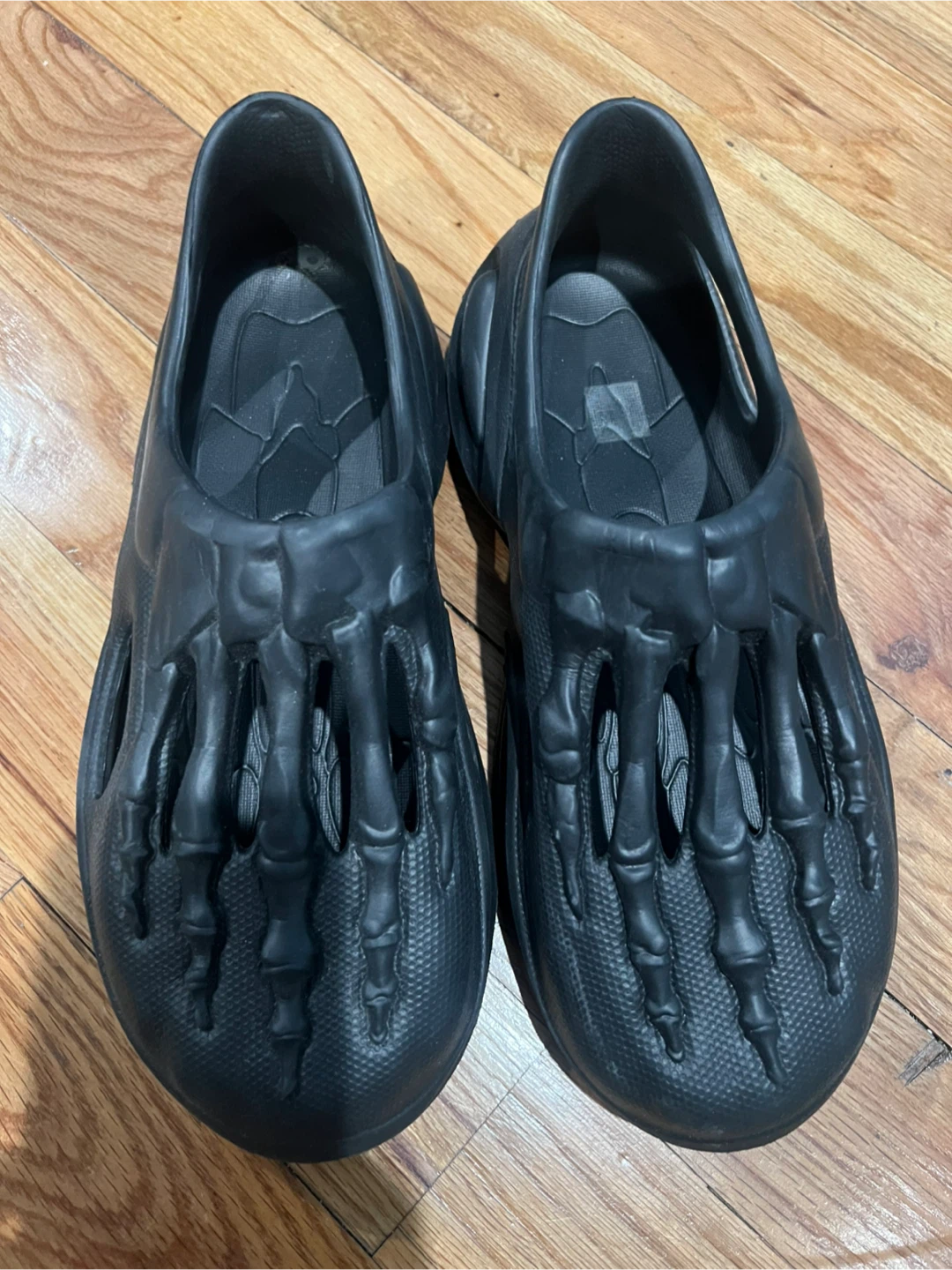 Black Skeleton Clogs Size 44