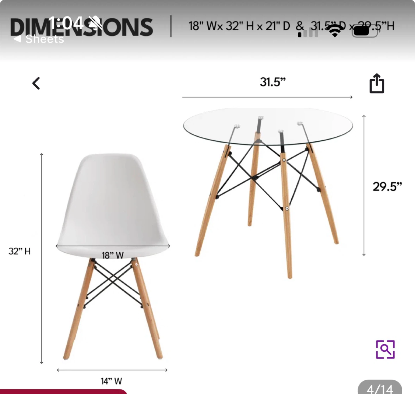 George Oliver Jillisa 4-Person Dining Set - photo 4