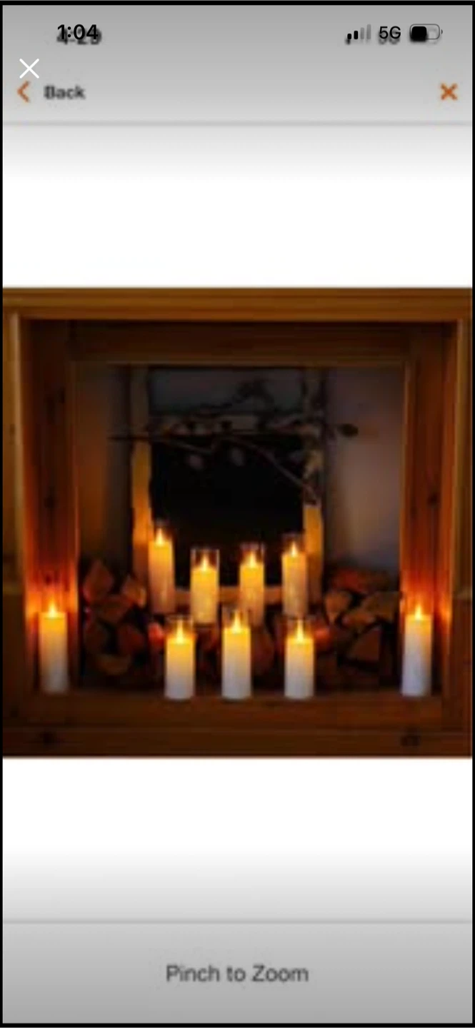 New Pure White Acrylic Flameless LED Candles:9 Pack - photo 4