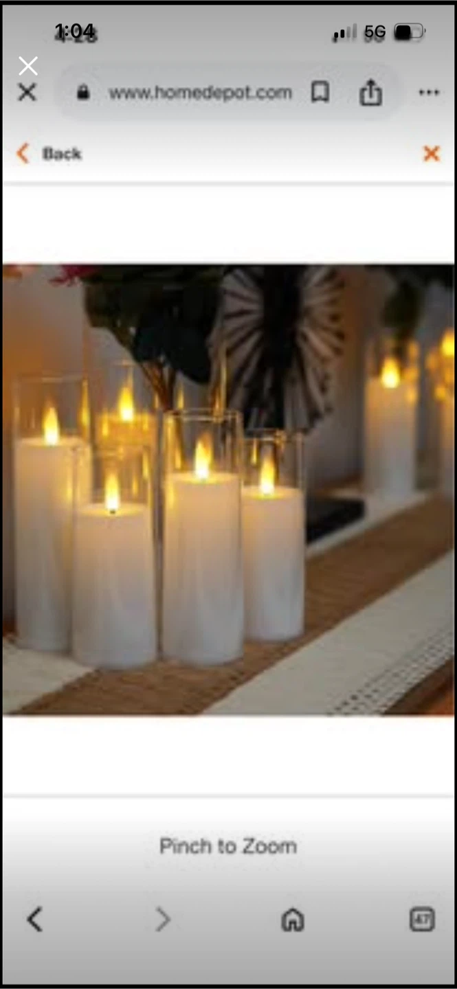 New Pure White Acrylic Flameless LED Candles:9 Pack - photo 3
