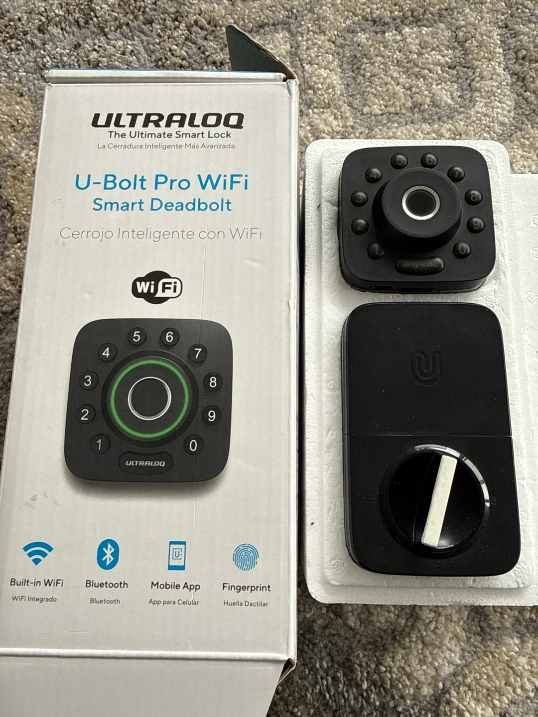 ULTRALOQ U-Bolt Pro WiFi Smart Deadbolt