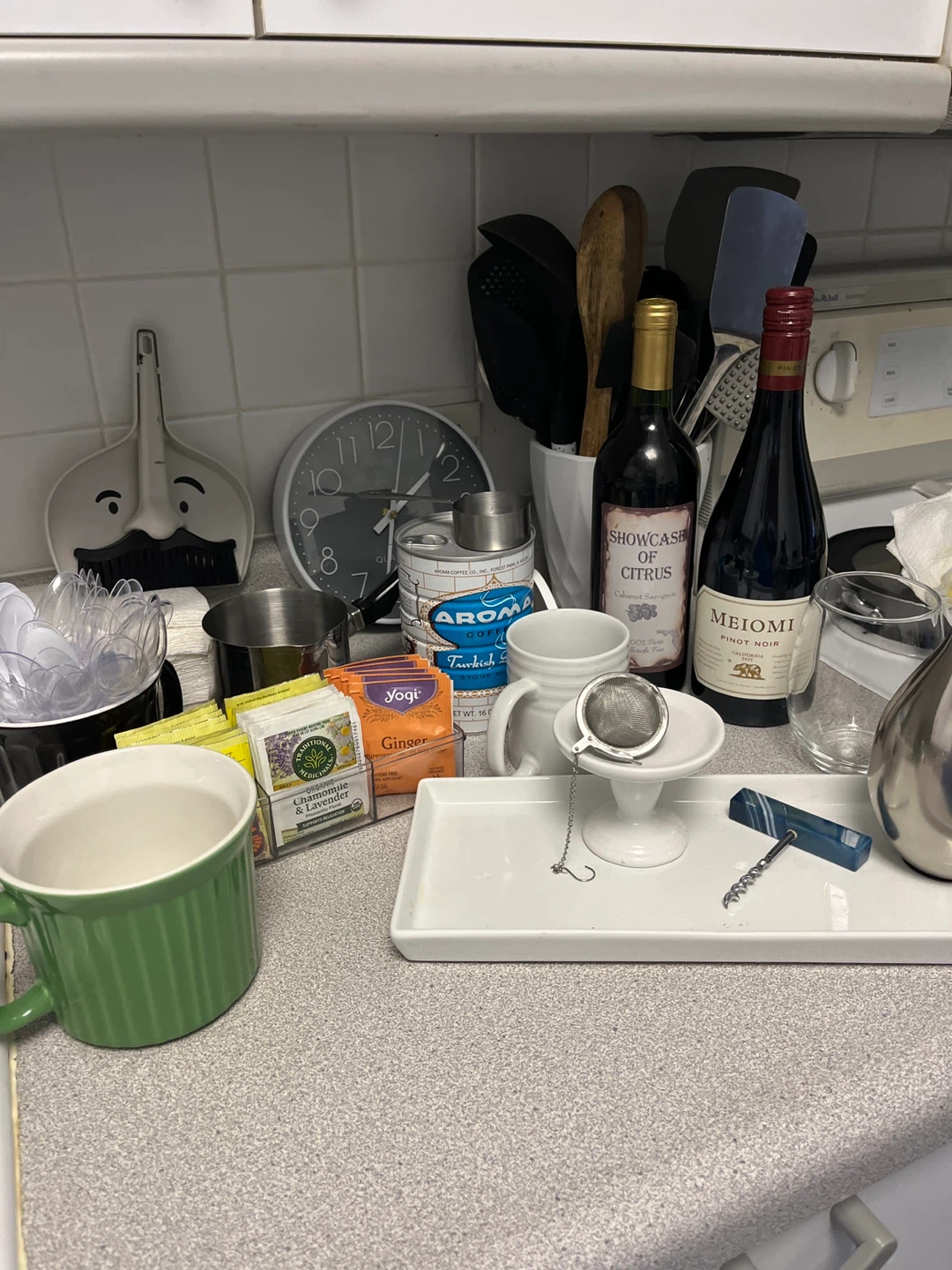 COFFEE TEA OR WINE? WHAT TIME IS IT?