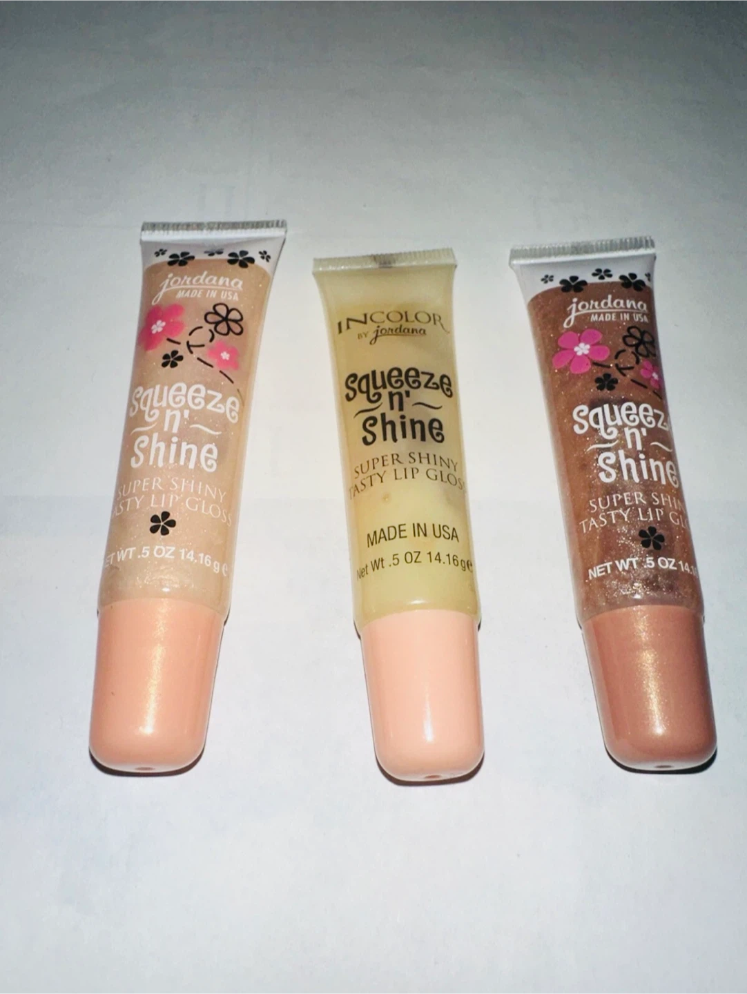 Jordana Squeeze 'n Shine Super Shiny Tasty Lip Gloss Set