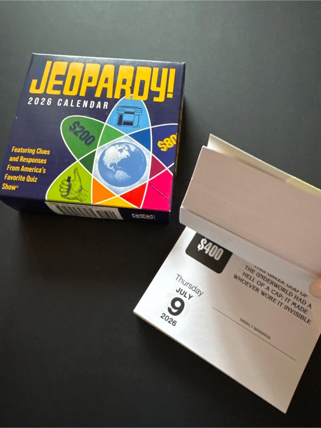 NEW Jeopardy! 2026 Day-to-Day Calendar - photo 4