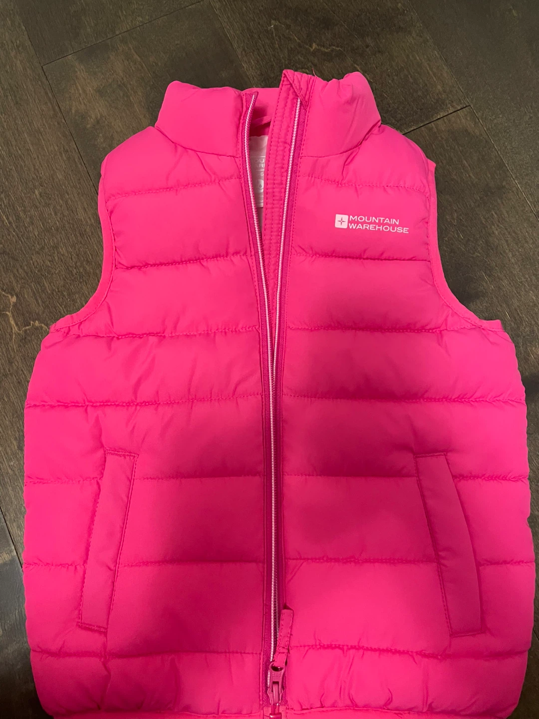 Mountain Warehouse Kids Pink Puffer Vest - 5-6 Yrs