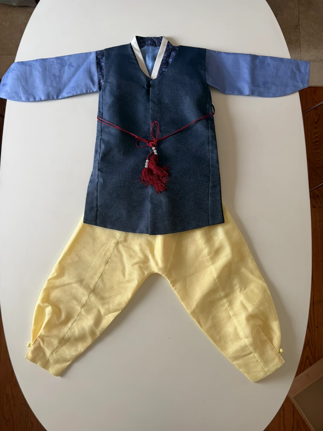 Korean Traditional Boys Hanbok Set – Size 7 (Like New)