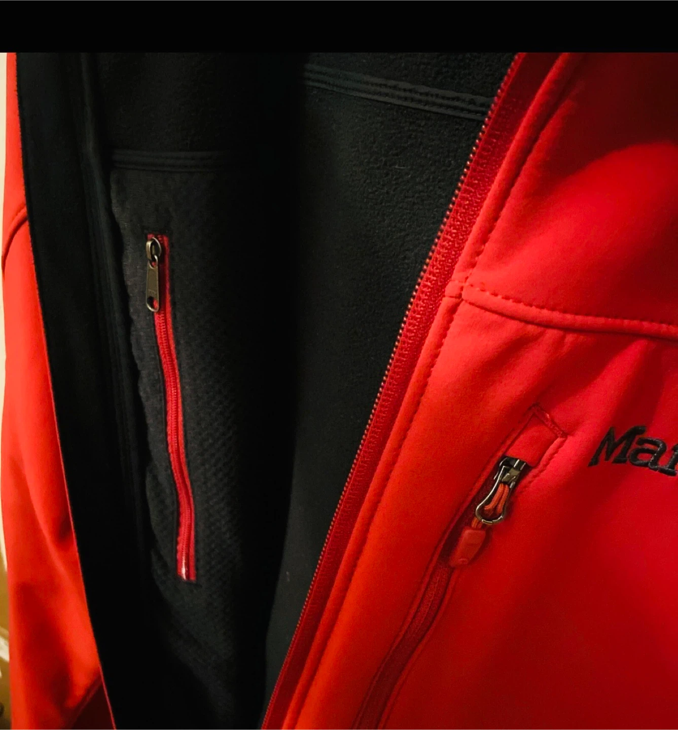 Marmot Red Fleece Lined Jacket XL/TG - photo 3