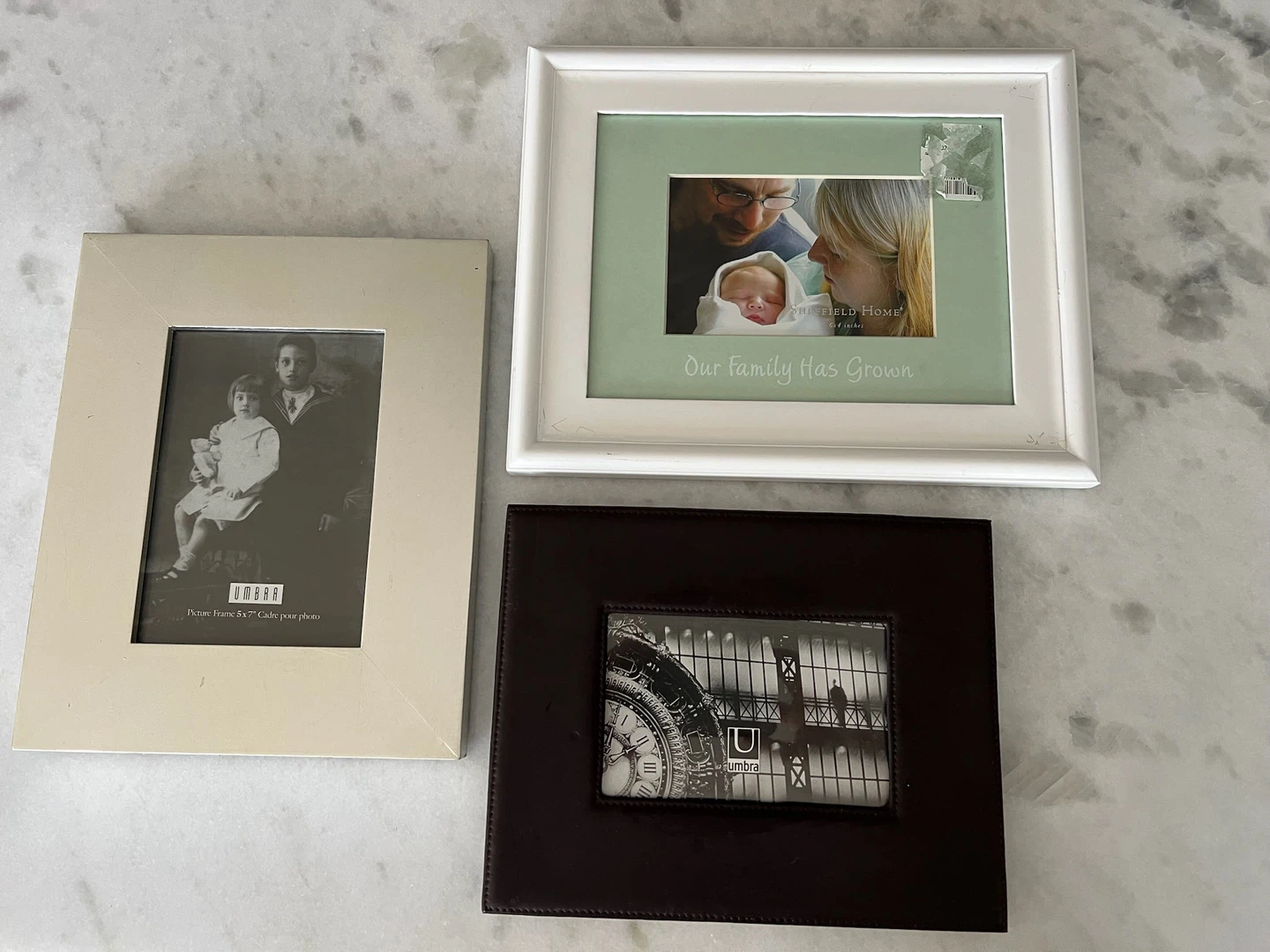 Assorted Photo Frames: IKEA, Umbra, and White Family Frame - photo 5