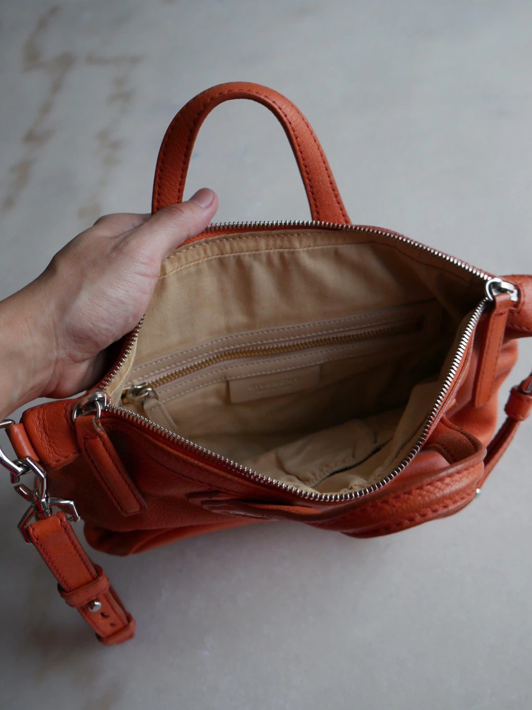 Givenchy Orange Leather Handbag - photo 4