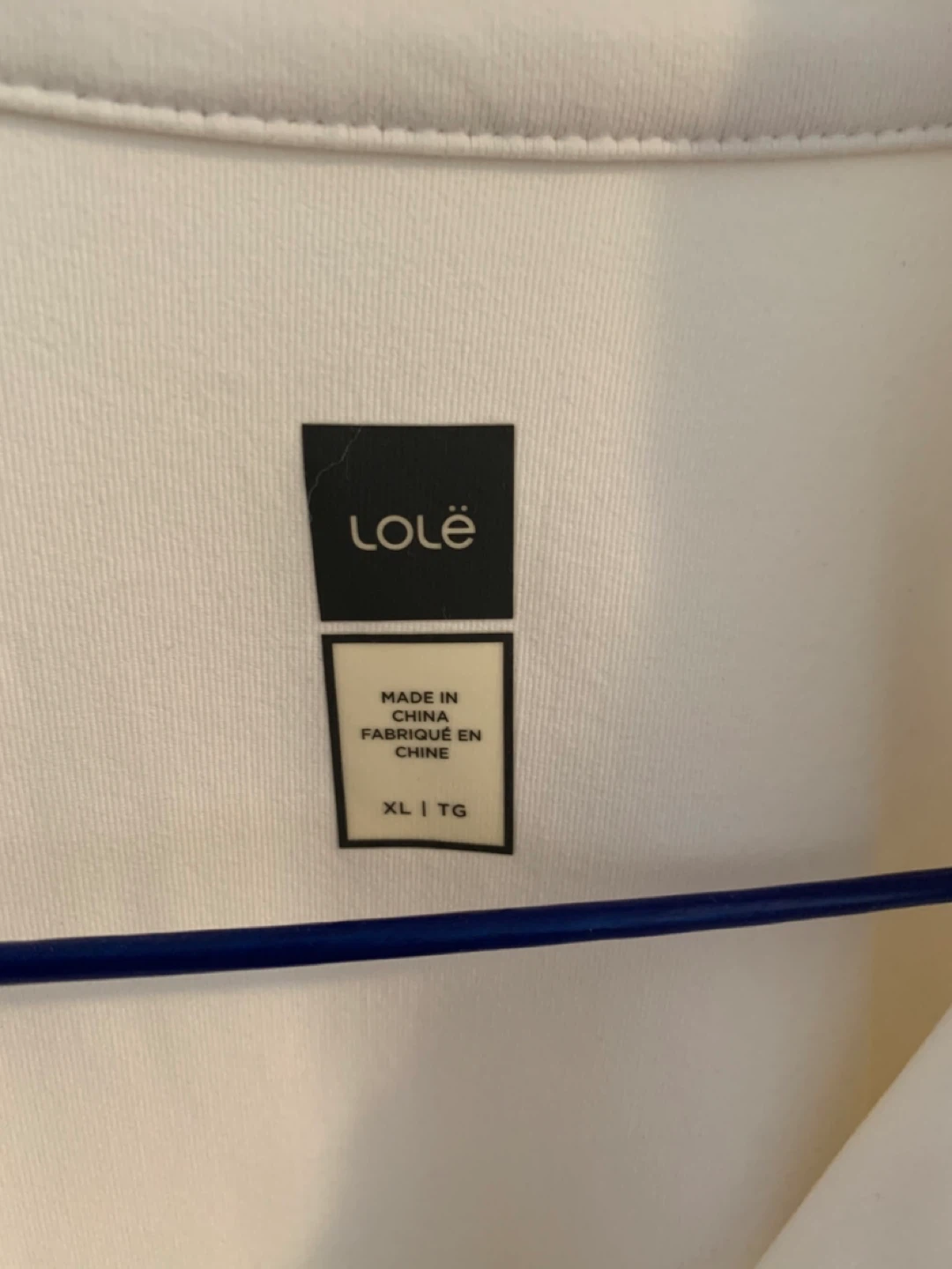 Lole White Full Zip Jacket  L - photo 2