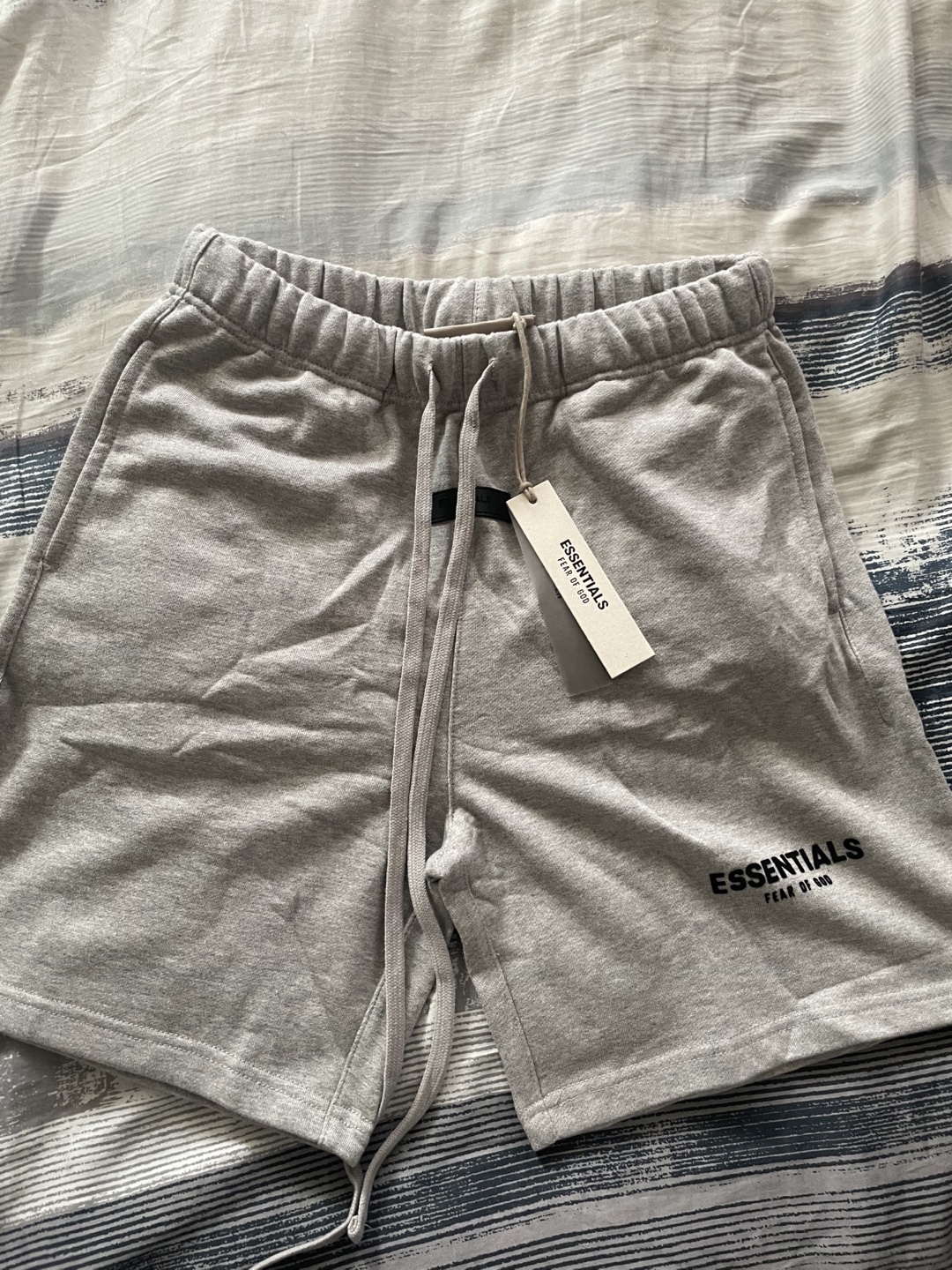 Fear of God Essentials Grey Sweat Shorts Size M